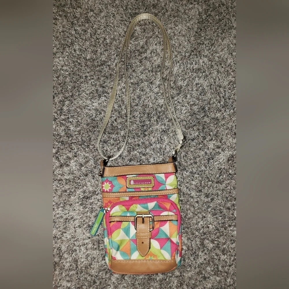 Lily Bloom| Colorful Geometric Pattern Crossbody Bag